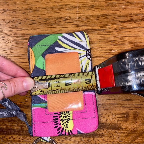 Vera Bradley grey and multicolored floral wallet - Picture 7 of 7